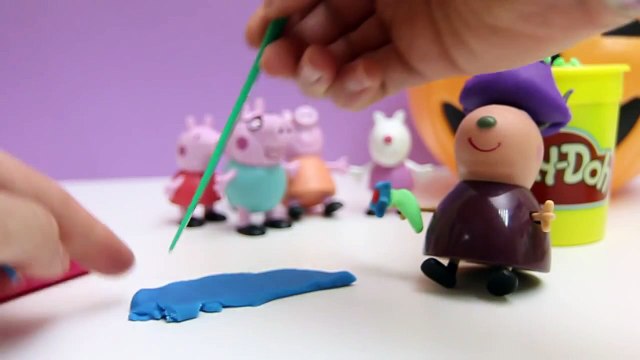 Play Doh Peppa Pig Halloween Costume DIY Ghost Pumpkin Witch Mummy