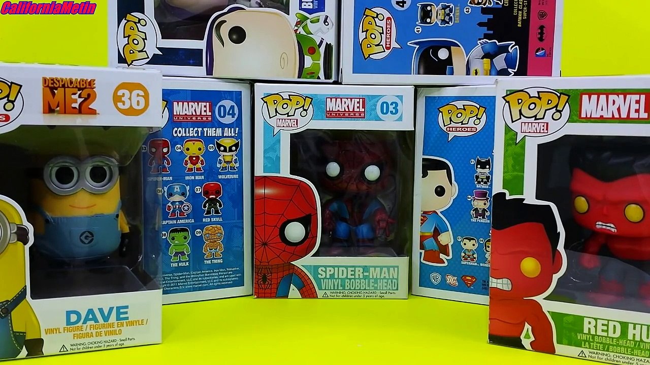 Funko Pop Disney Marvel DC Universe Heroes Movies Vinyl Action Figure Toys Review