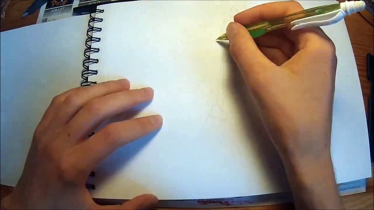 Timelapse de Dessin#1 phare dans la tempête