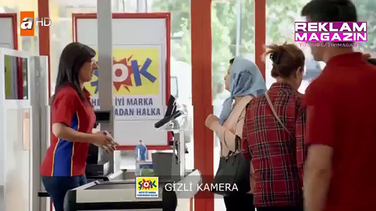 Şok Market Gülben Ergen Kasiyer Reklamı