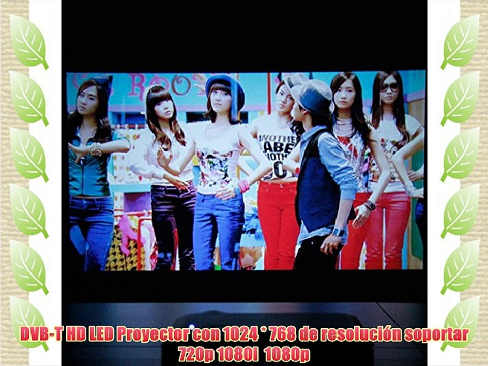 Excelvan RD-804 2600 lúmenes Proyector (TV Digital HD Home LED Multimedia Cine Teatro Laptop