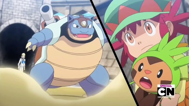 Pokemon XY Special - Mega Blastoise vs. Mega Charizard X - Full Fight HD