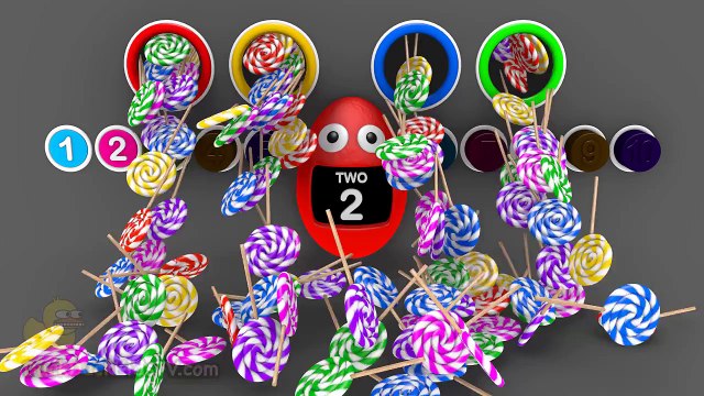 Learn to Count Numbers 1 to 10 for Toddlers A Lot of Candy Ice Cream Surprise Eggs [DuckDuckKidsTV]