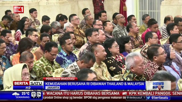 Jokowi Kecewa Peringkat Kemudahan Berusaha di Indonesia