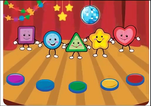 Развивающий мультфильм для детей 2, 3 лет - УЧИМ ФИГУРЫ и ЦВЕТА