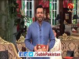 Aamir Liaquat replies to the people who disrespected Shahid Afridi's daughters in PSL on Subh e Pakistan 22-2-2016