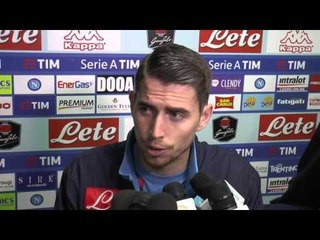 Napoli-Milan 1-1 - Jorginho: "Loro molto chiusi, era difficile giocare" (22.02.16)