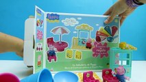 Peppa Pig Ice Cream Parlor Building Toys Play Doh Rainbow Ice Cream DIY La Heladería de Peppa Pig