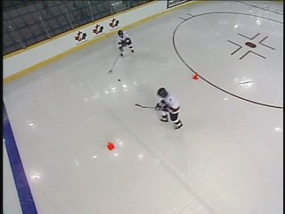 Ice Session 2 Drill 2 Stn 4 Figure 8 passing