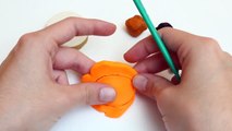 How to make Halloween pumpkins with Play Doh Calabazas play dough