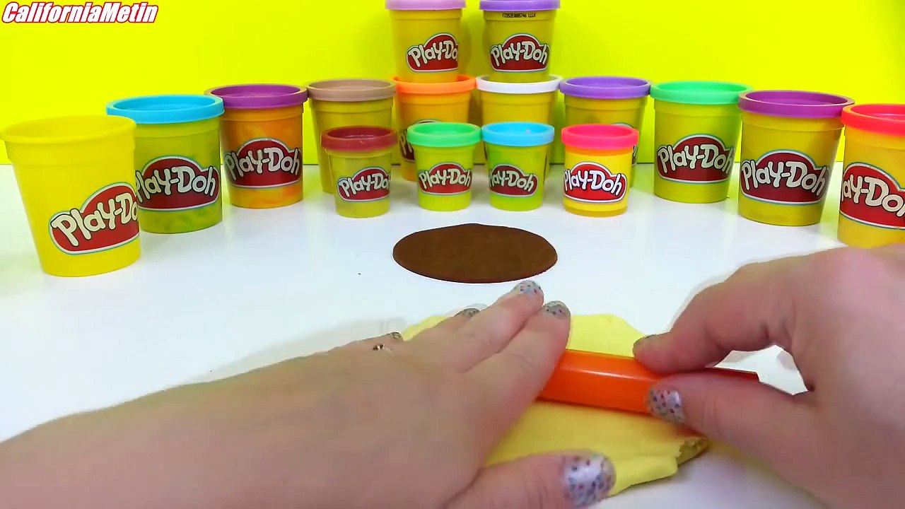 Play Doh How to Make Flower Cake Playdough