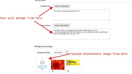 Store Maintenace Coming Soon Magento2 Extension