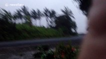 Footage of Cyclone Winston hitting Fiji on Saturday