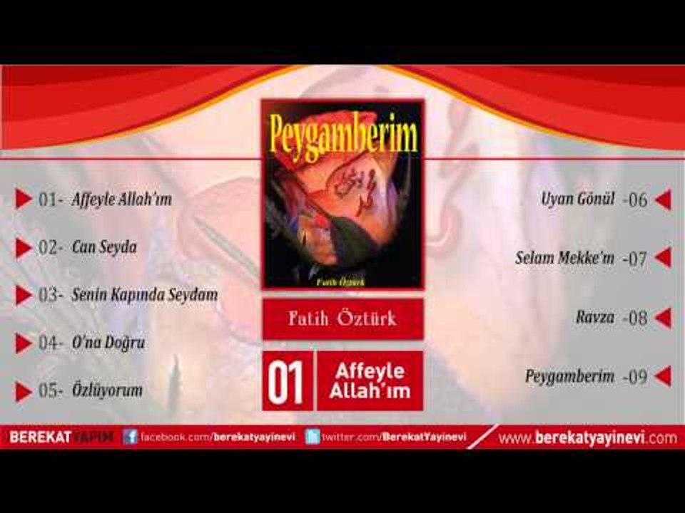 Fatih Öztürk - Affeyle Allah'ım