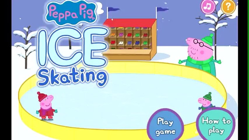 Peppa pig ice skating. Игра Пеппа. Пеппа на коньках. Peppa Pig game. Пеппа Пиг каток зима.