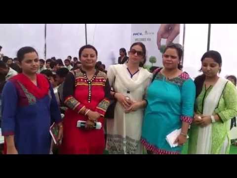 Teachers from Global Indian International School, Noida on importance of planting trees