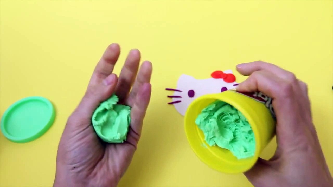How to make Hello Kitty with Play Doh