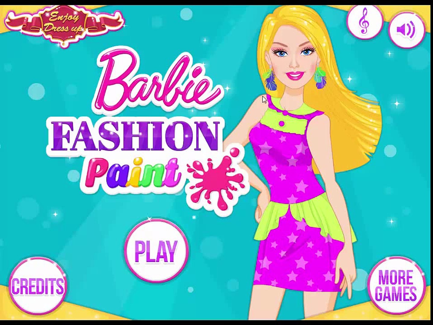 enjoy barbie dress up games