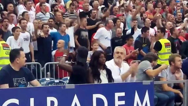 A woman from the US experiences cultural shock on a European basketball court.