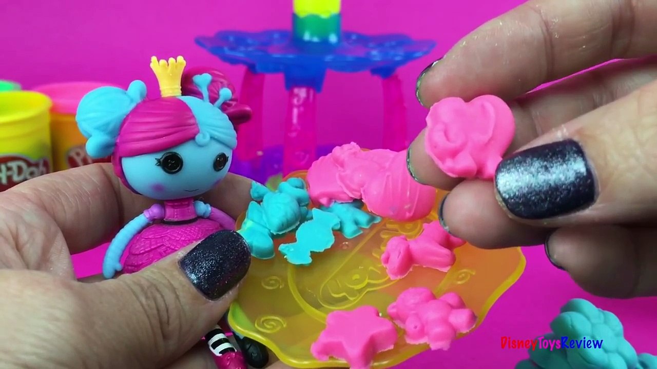 ❤Lalaloopsie Princess Anise making PLAY DOH cakes for her tea party with Play Dough Sweet Shoppe Set