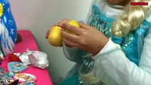 Frozen Elsa And Anna In Real Life Opening Russian Dolls Eggs   Kinder Egg   Olaf   Kristoff Toys!