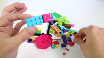 Barbie MegaBloks Build n Play Beach Day Barbie Surf Doll Construction Toys Mega Bloks Building To
