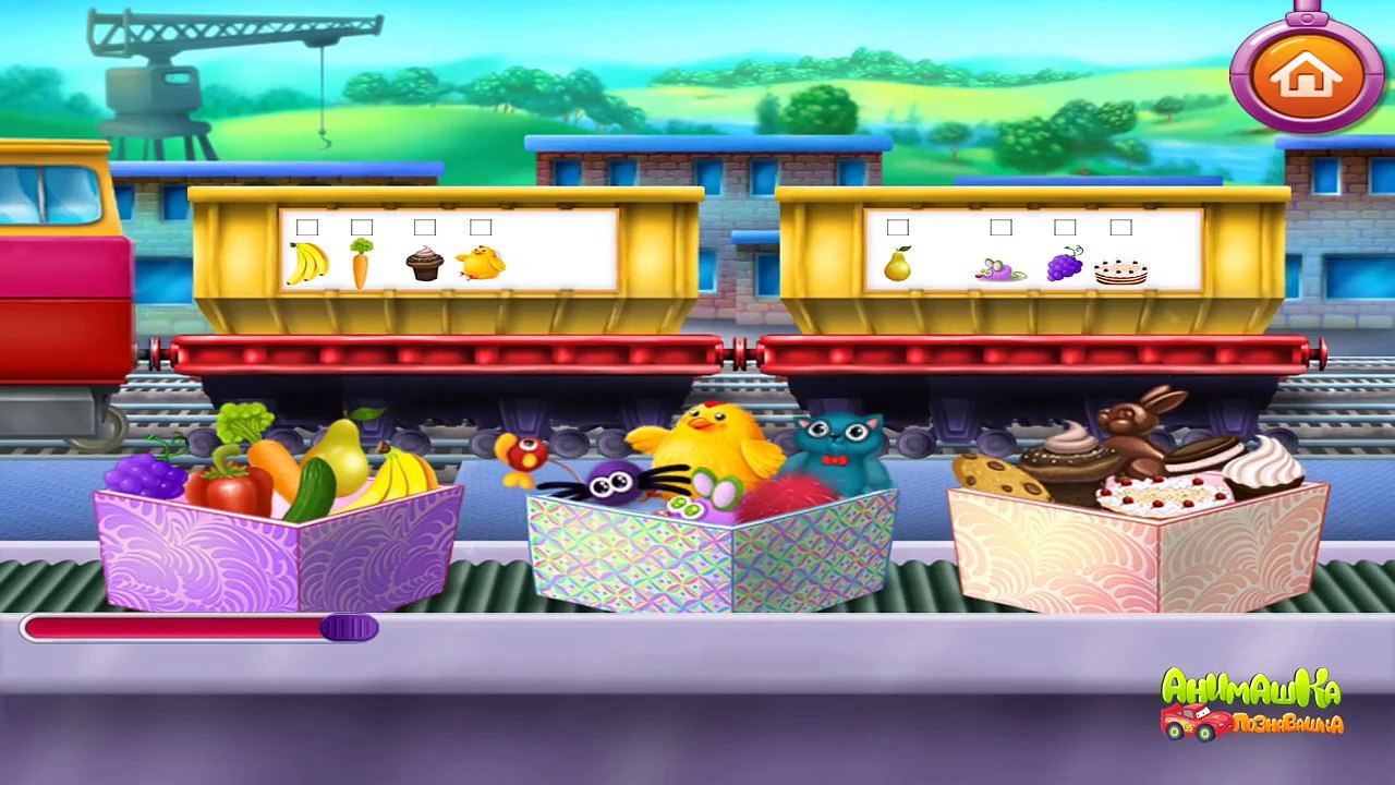 Мультик про поезда. Прогулка по городу паровозиков. Поезд мультики.