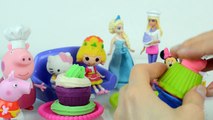 play doh ice cream shop lalaloopsy barbie peppa pig toys