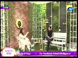 Nadia Khan Show - 23rd February 2016 - Part 1 - Danish Nawaz And Aroosa Siddique