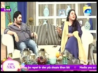Nadia Khan Show - 23rd February 2016 - Part 3 - Danish Nawaz And Aroosa Siddique