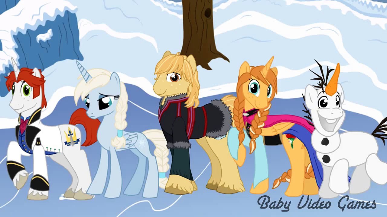 Finger Family MLP Frozen Songs, Frozen Nursery Rhymes for Children, My Little Pony Songs