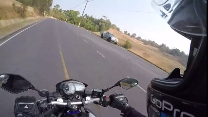 Biker Almost Hits Bear