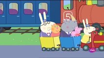 18 Peppa pig Español Temporada 4x18 El tren del abuelo pig al rescate