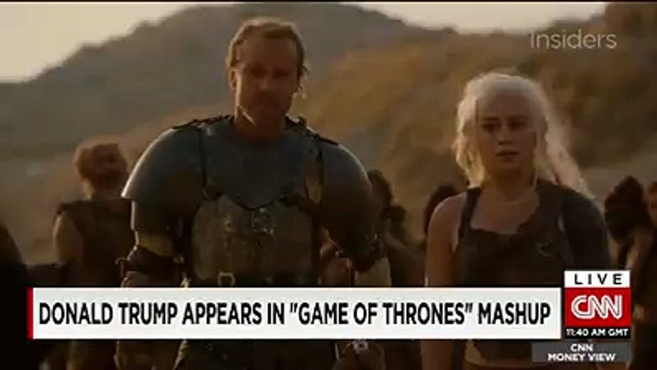 Donald Trump appears in Game of Thrones CNN report.