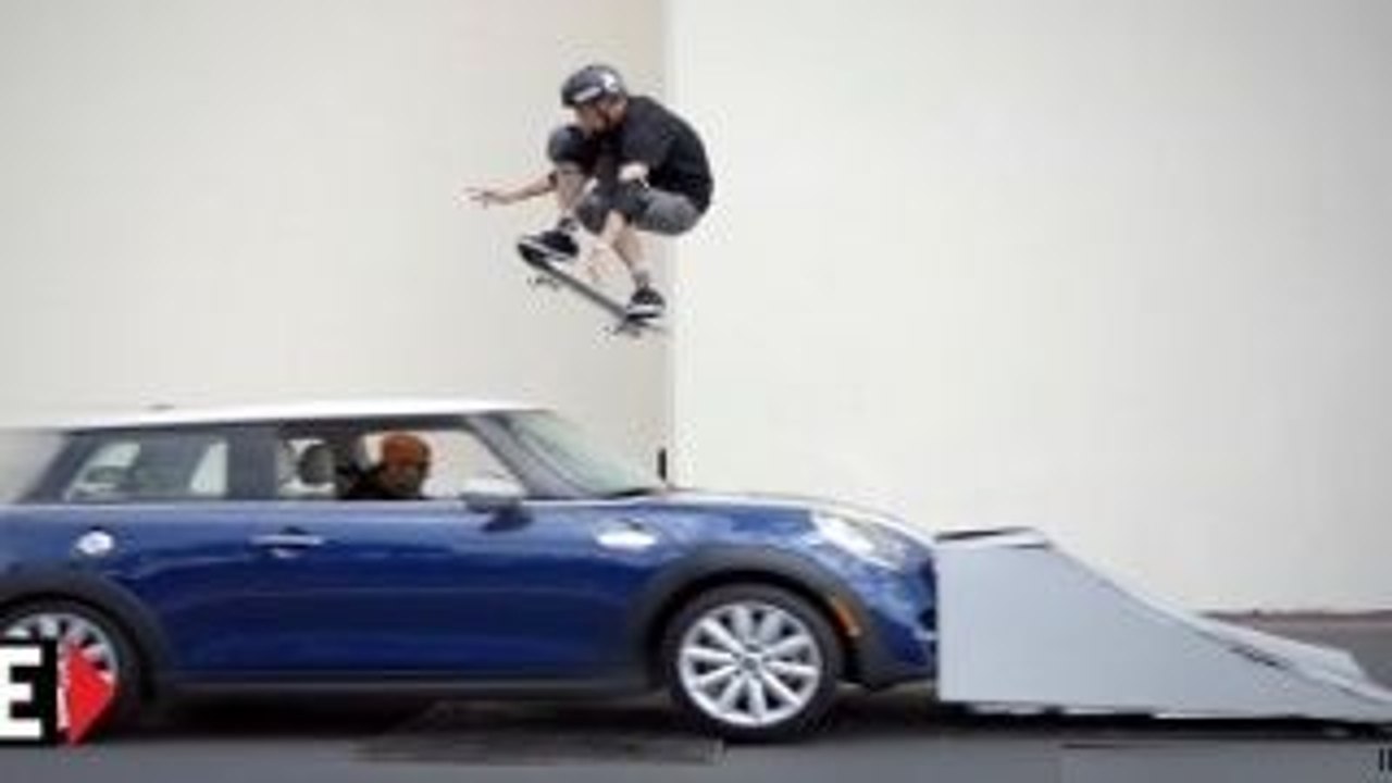 Tony Hawk Jumps Moving MINI Hardtop-Top Funny Videos-Top Prank Videos-Top Vines Videos-Viral Video-Funny Fails