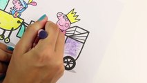 Peppa Pig Dough Crayons Play Doh Activity Cube Stickers George Princess Peppa Coloring Page