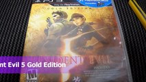 Unboxing Resident Evil 5 Gold Edition PS3 Sony Playstation 3 Capcom Biohazard RE Jill chri