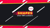 Animated Elements Shapes (Motion Graphics Template)