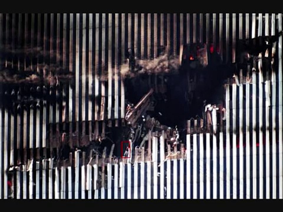 Frau in die WTC-Loch-inferno nie zuvor gesehen Fotos