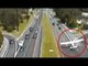 Moment plane dodges cars to make emergency landing on US highway
