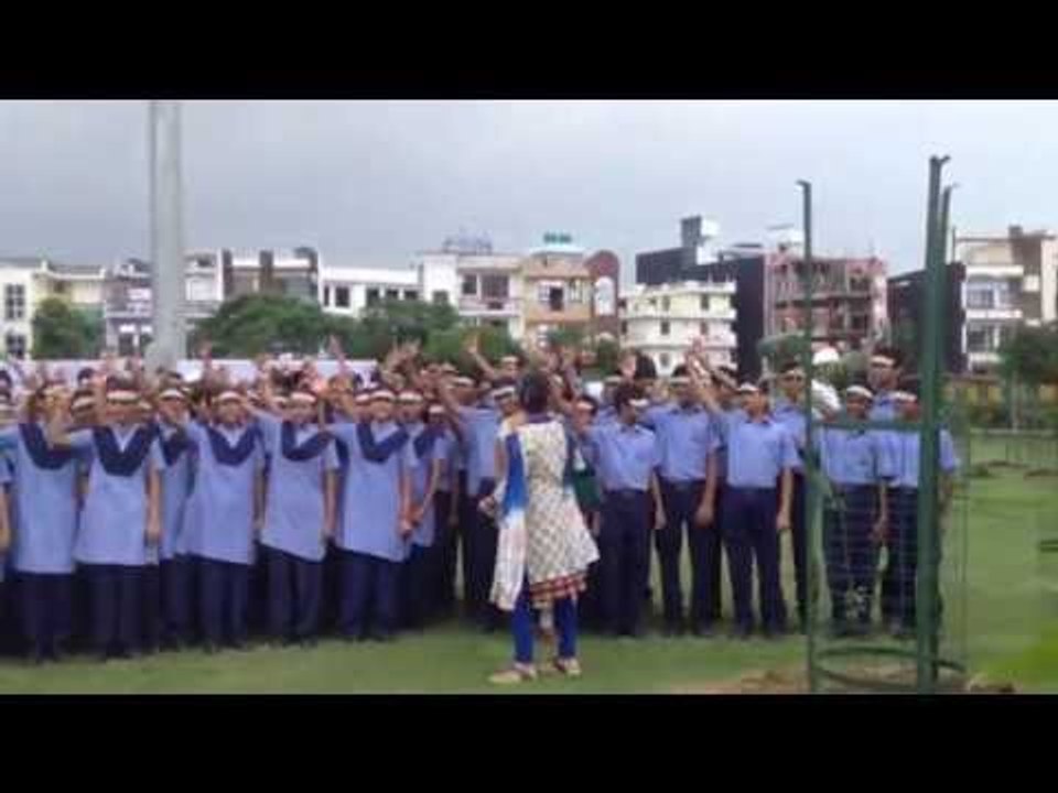 Students of Vidya Gyaan School pay ode to our country before I-Day