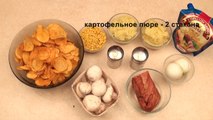САЛАТ С ЧИПСАМИ Вкусные салаты рецепты САЛАТ РОЗА с копченой курицей