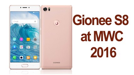 Gionee S8 With '3D Touch' Display, 'Dual WhatsApp' Launched at MWC 2016