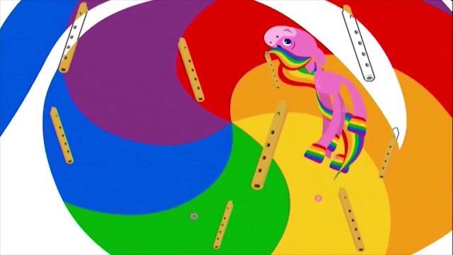 BabyFirstTV - ЛОШАДКА РАДУГА - развивающий мультик, учим цвета, цвета для малышей