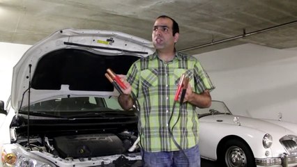 Jump Start a Car with AA Batteries