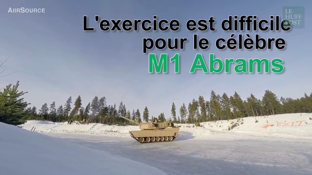 Des tanks américains dans les glaces norvégiennes