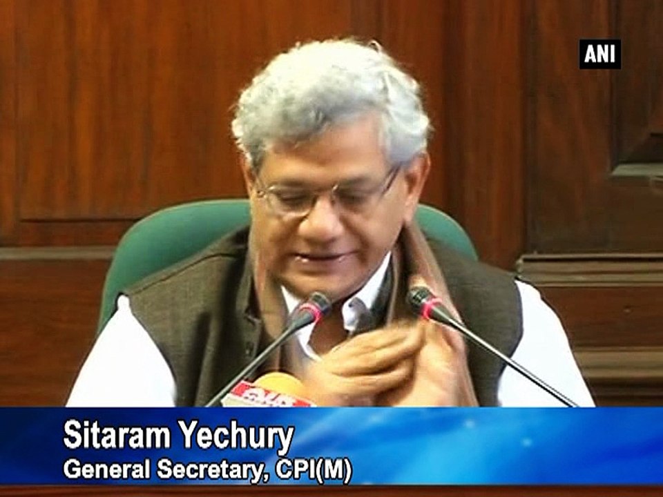 President Mukherjee ignored burning issues in his speech: Sitaram