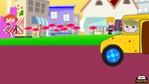 Wheels On The Bus Go Round And Round | Kids Songs & Nursery Rhymes With Lyrics By TingooKids