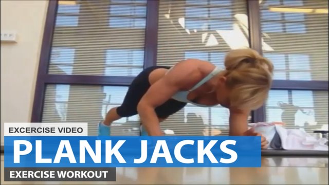 Plank Jacks Exercise Video