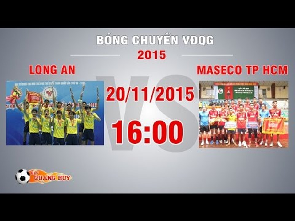 Long An vs Maseco TP HCM - Giải BC VĐQG 2015 | FULL